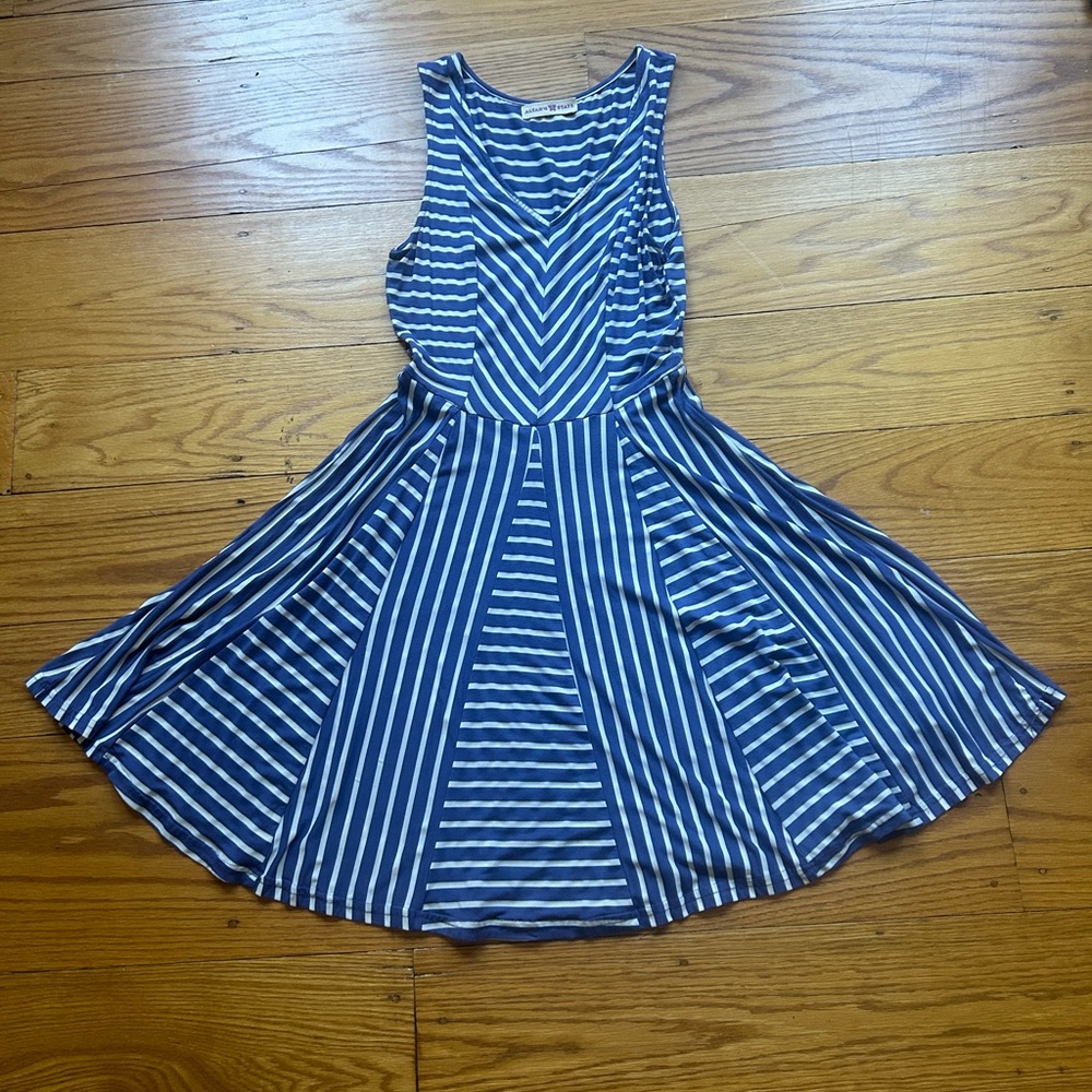 Blue & White Stripped Dress
